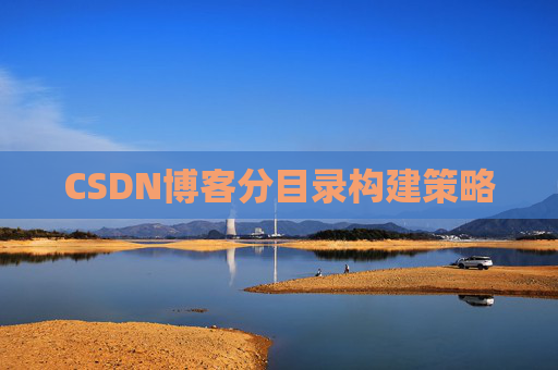 CSDN博客分目录构建策略